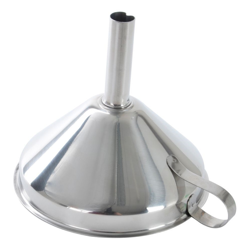 ORION Kitchen funnel with sieve steel for wine juice balloon