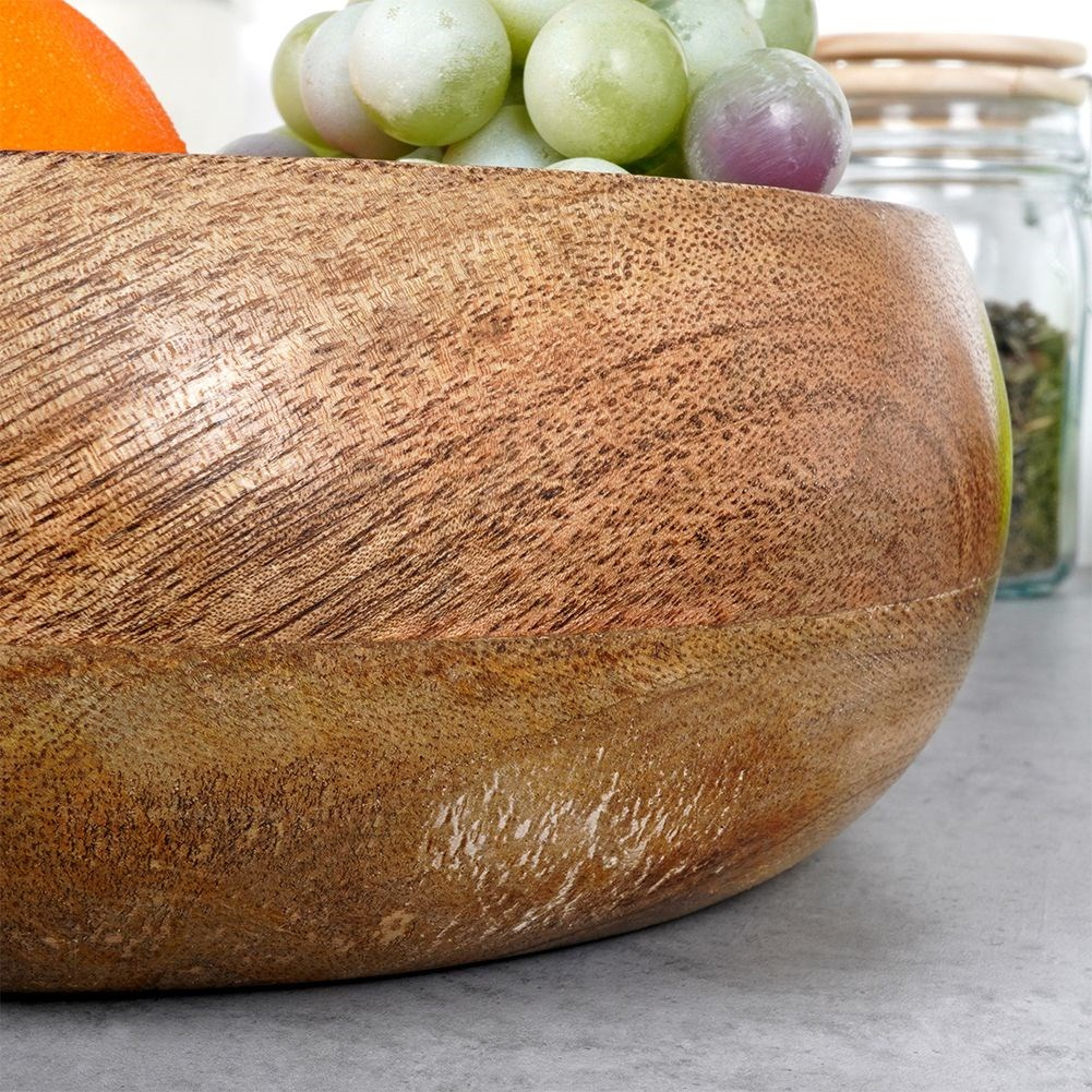Weltweit sehr beliebt Holzschale | Servierschale Snacks aus ml - Mangoholz cm | 900 Holzschüssel dekorativ Salat internetowy sklep 18,5 für Trockenobst