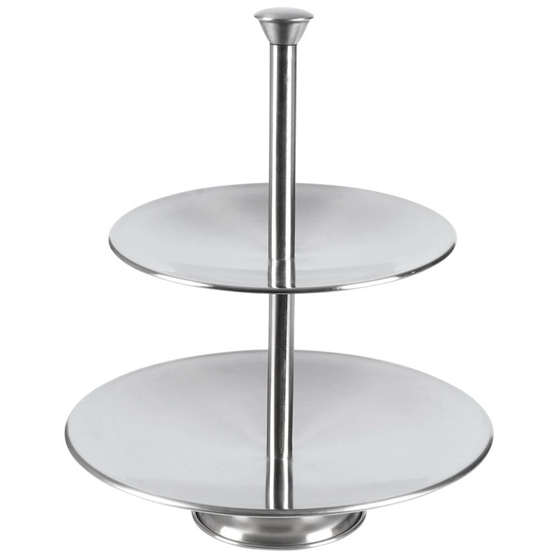 ORION Steel cake stand 2 levels for cake / fruit