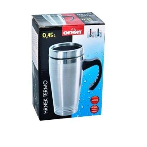 ORION Thermal mug with a handle steel 0,45L