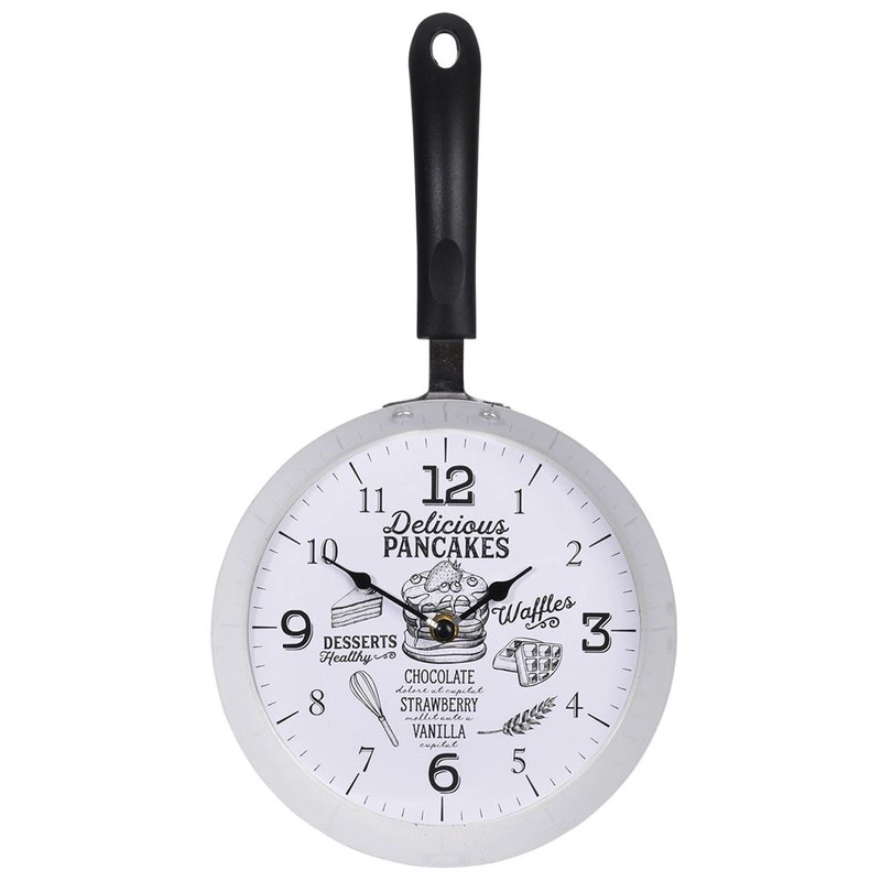 ORION Kitchen wall clock PAN metal for kitchen