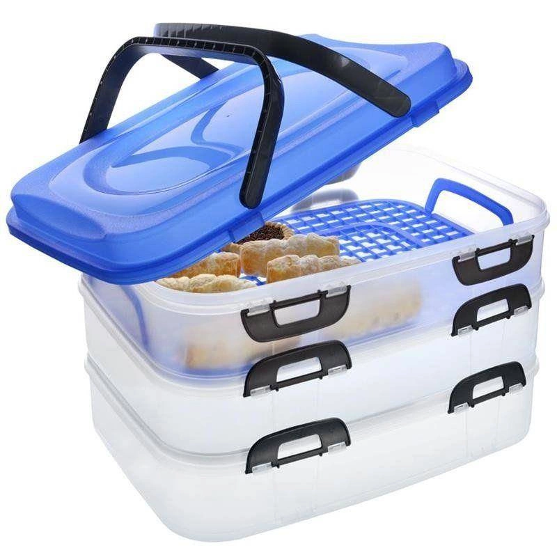 Tragbare Lebensmittelbehälter für PICKNICK Lunchboxen mit Tragegriffen