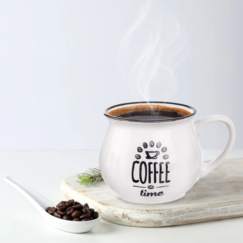 ORION Ceramic mug with handle for coffee tea 320 ml