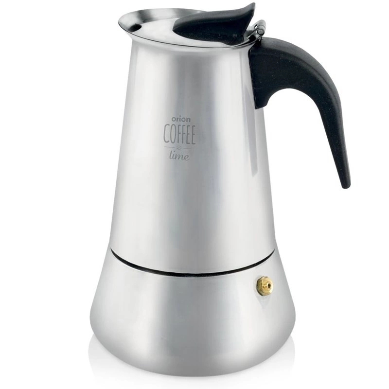Kaffeebereiter Espressokocher Espressokanne aus Edelstahl 450 ml