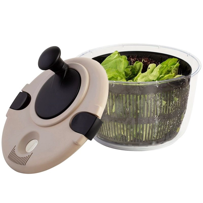 Salattrockner Salatschleuder Küchenschleuder aus Kunststoff für Obst Gemüse Kräuter MISTY