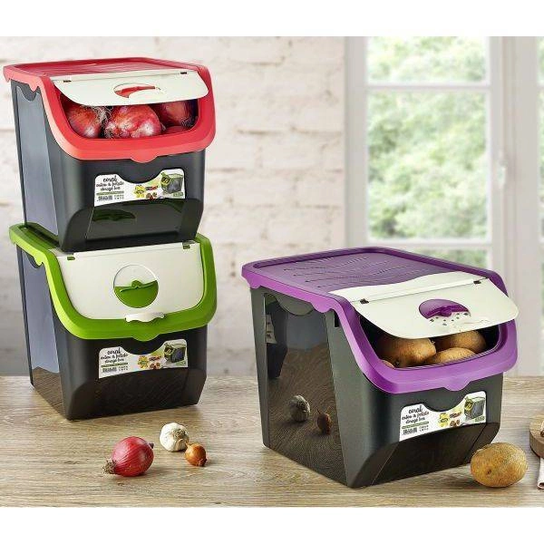 ORION 3x container for vegetables fruit onion potatoes 12L 