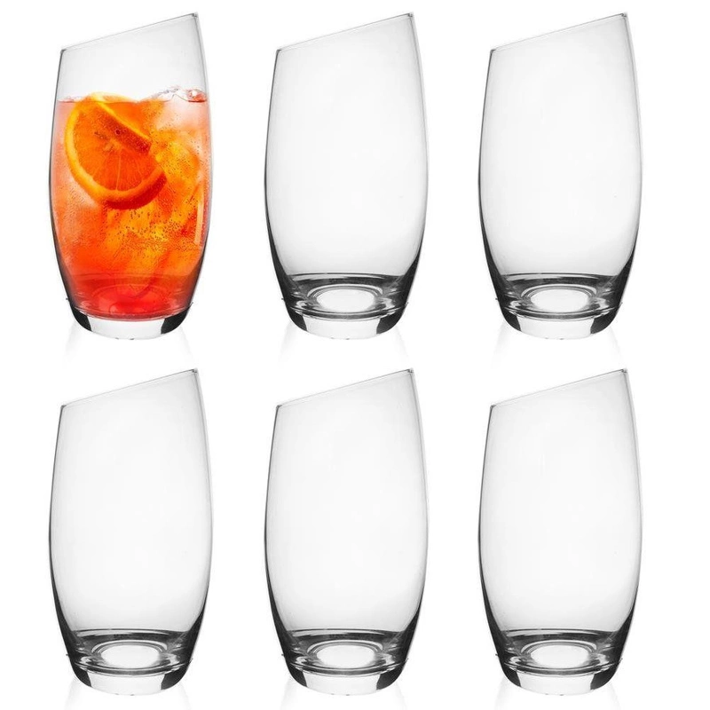 Zestaw szklanek szklanki nowoczesne szklanka EXCLUSIVE komplet 6 sztuk 490 ml.